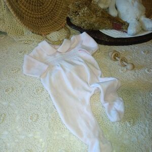 Soft Pink Kids One Piece Footie